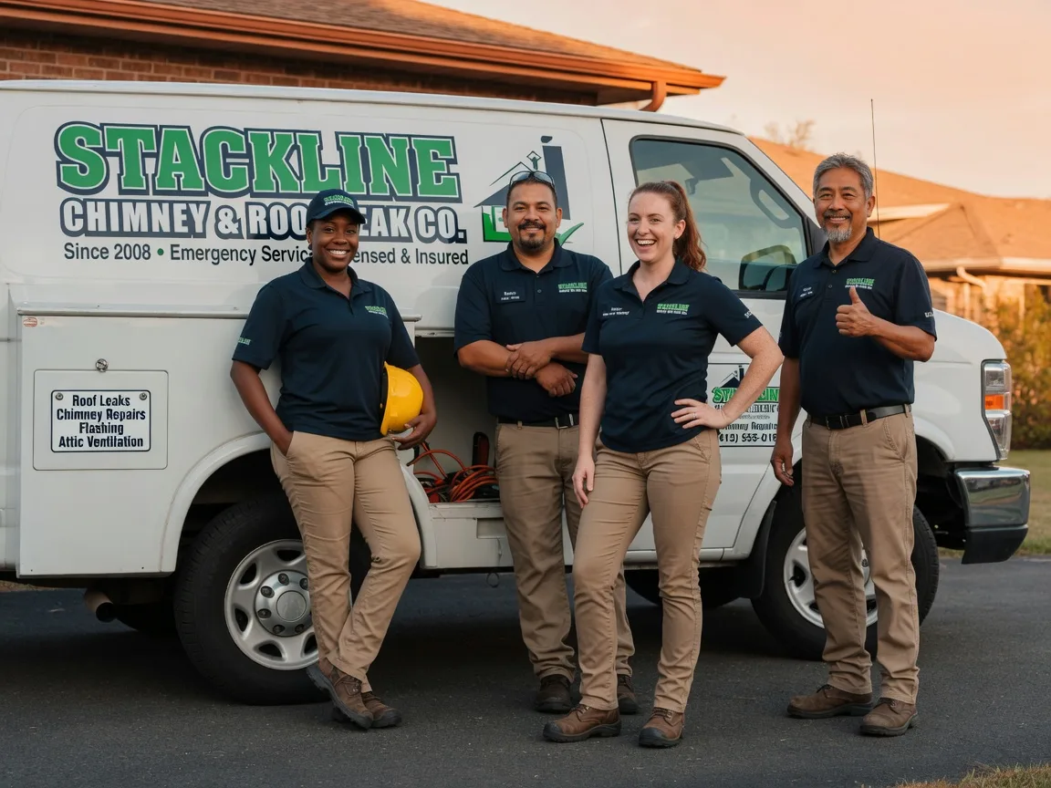 Chimney flashing repair company in George West, TX
